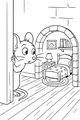 Peekaboo Mouse in a Cozy Mousehole
