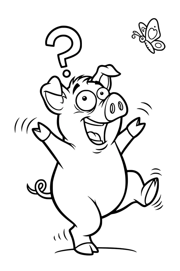 The Pig and the Fluttery Surprise