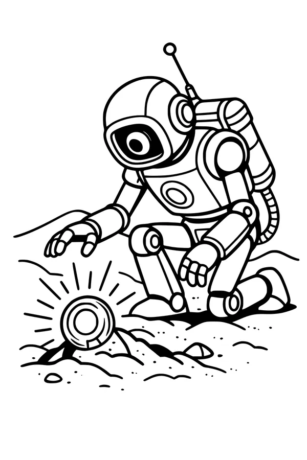 Curious Robot Finds a Spark