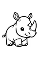 Little Rhino with a Big Smile