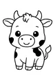 Sunny Meadow Cow Smiles Brightly
