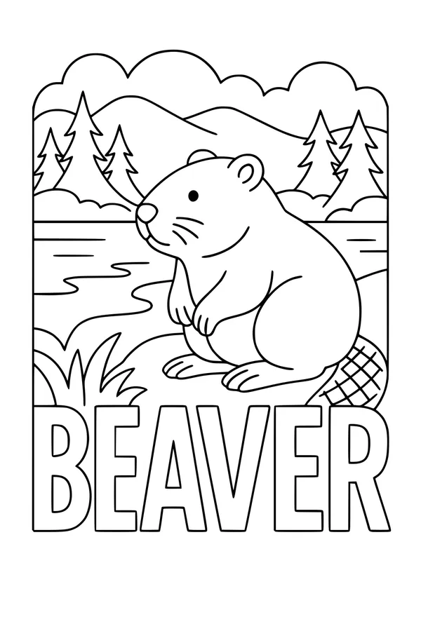 Busy Beaver by the Shimmering Pond
