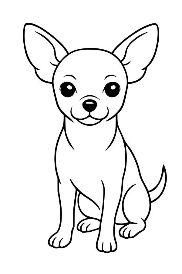 Tiny Pup with Big, Pointy Ears
