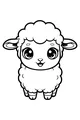 Fluffy Sheep With Big Bright Eyes