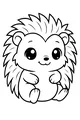 Snuggly Hedgehog with Big Shiny Eyes