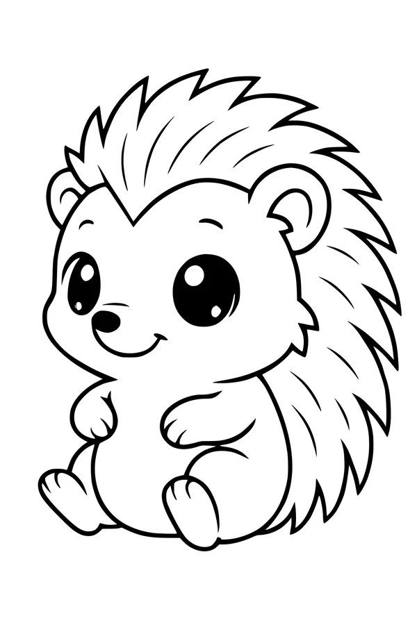 Sunny Morning Hedgehog Smile
