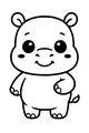Sunny Smiles Hippo in the Morning