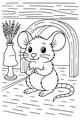The Little Mouse by the Wheat Vase