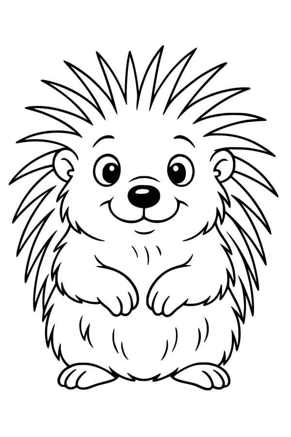 Spiky Friend With a Sweet Smile