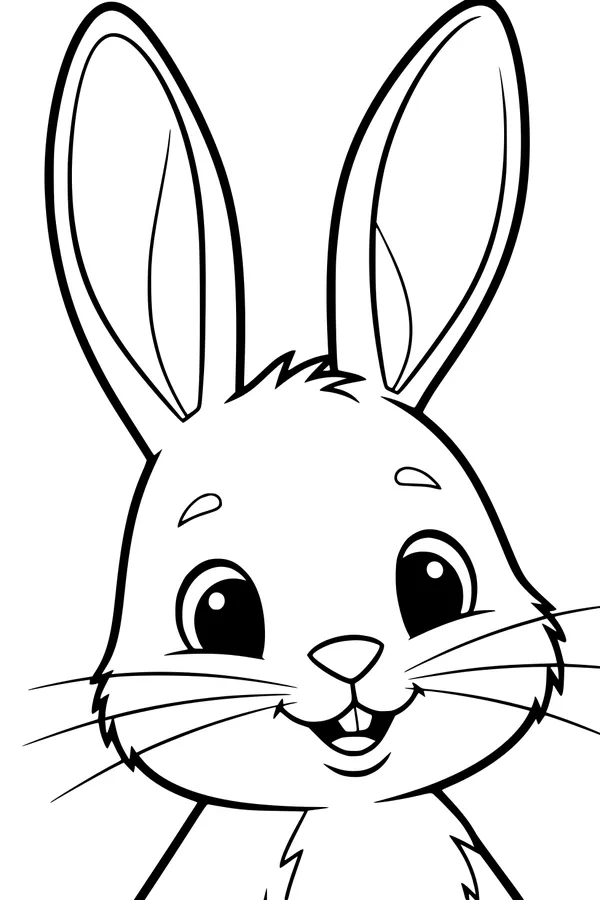 Bright-Eyed Bunny with Wiggly Whiskers