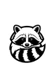 Round-Tail Raccoon Keeps Watch