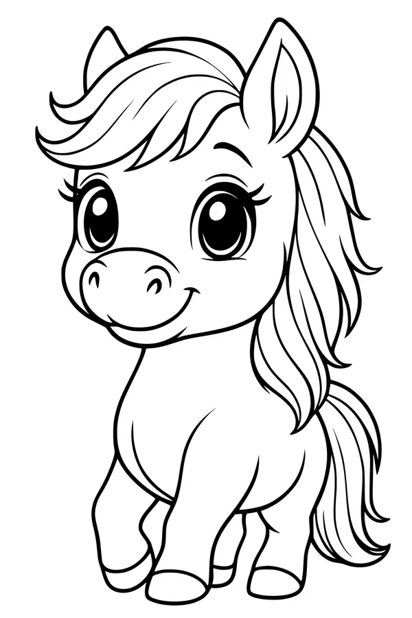 Sunny Pony with a Silly Grin