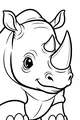 Rhino with a Friendly Smile
