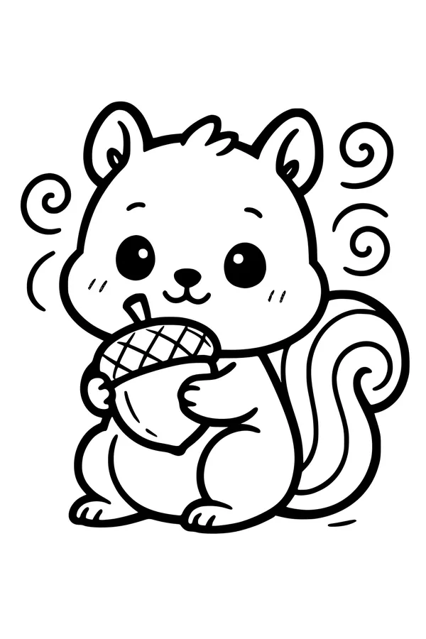 Nutty Tails and Happy Cheeks