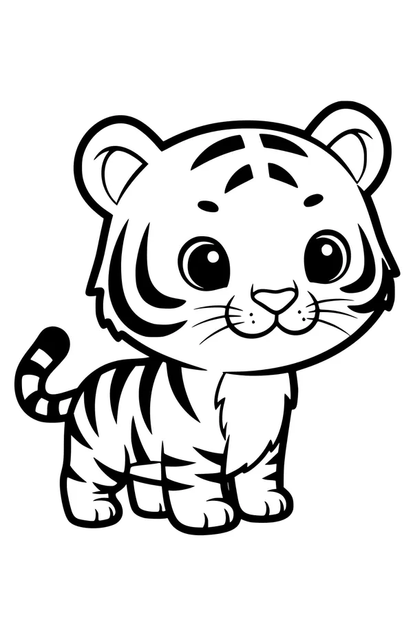 Little Tiger’s Big-Eyed Jungle Stare