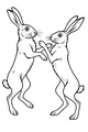 Bouncy Hare Friends Face Off