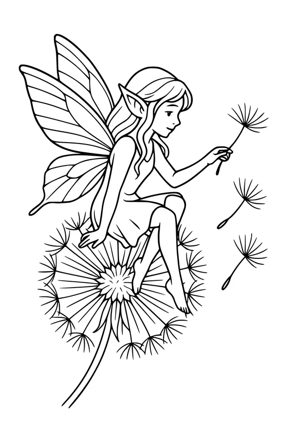 Dandelion Wishes Fairy
