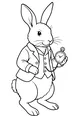 The Dapper Hare Checks His Watch