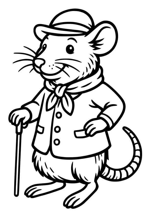 Mr. Rat’s Dapper Hat and Clever Cane
