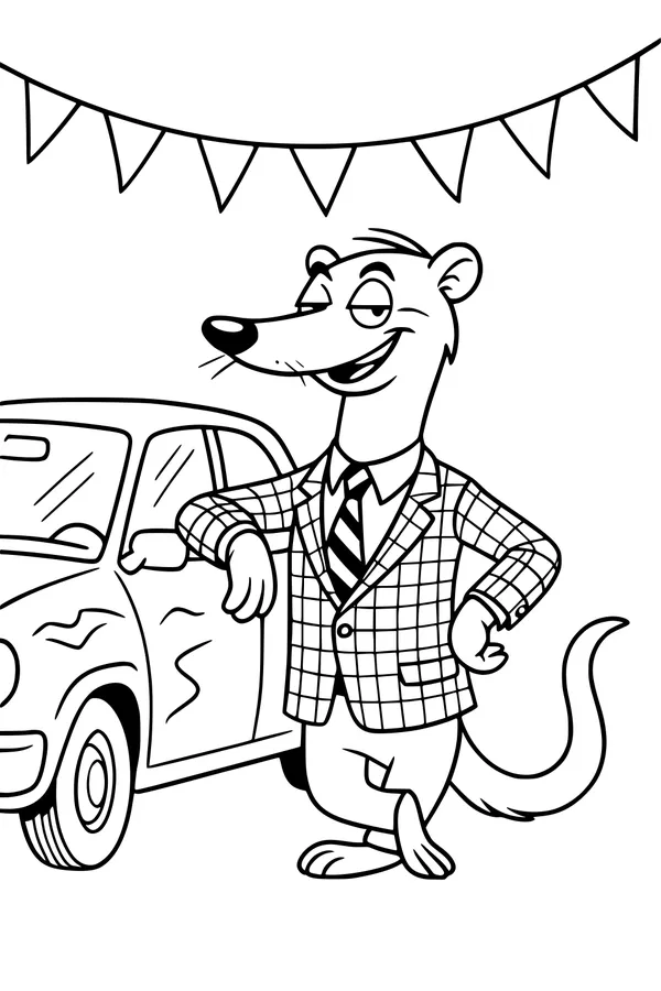 Mr. Weasel’s Fancy Plaid Jacket Day