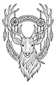 Dreamcatcher Deer in the Forest Glow