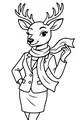 Ms. Deer’s Fancy Forest Scarf