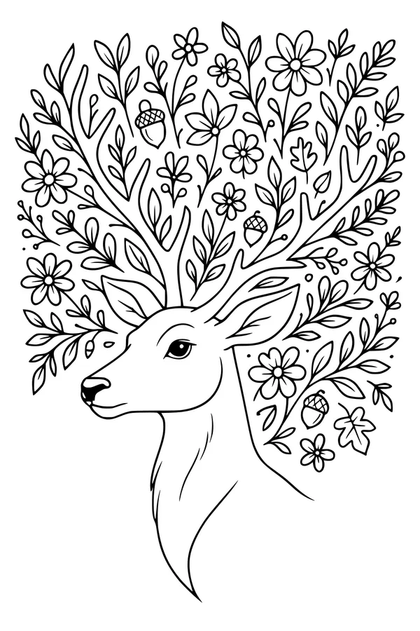 Springtime Antlers in Bloom