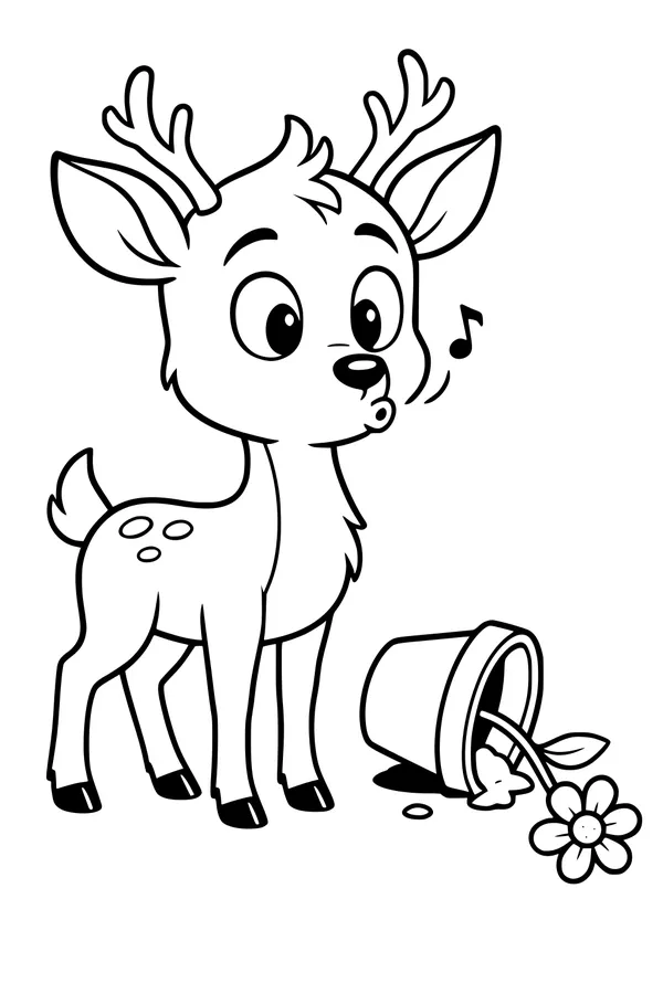 Daisy and the Tumbled Flowerpot