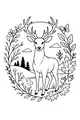 Deer in the Forest Meadow