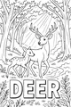 Forest Walk With Father Deer and Fawn