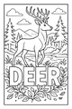 Stag Steps Through the Forest