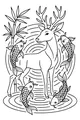 The Deer and the Dancing Fish Pond