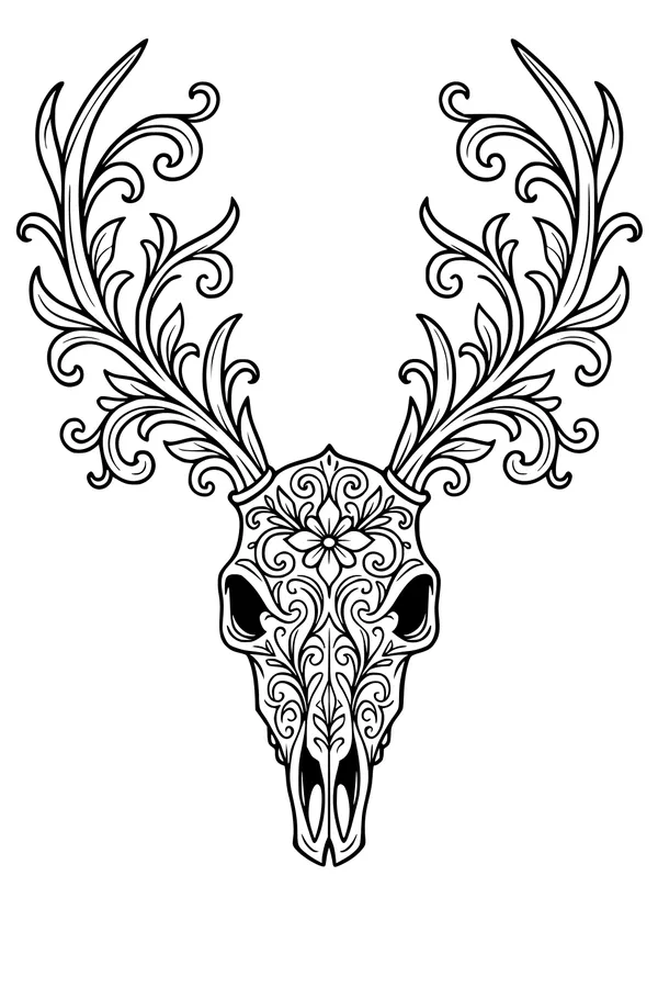 Wild Forest Whirls in the Antlers