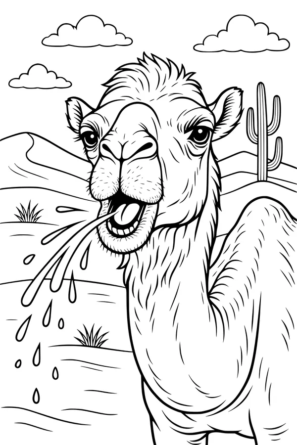 Desert Giggles with a Cheeky Camel