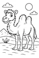 Sunny Day with a Friendly Camel