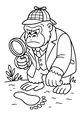 Detective Gorilla and the Mysterious Footprint