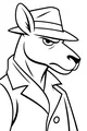 Detective Roo in His Fancy Hat