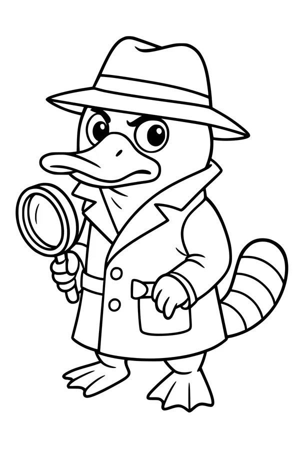 Detective Platypus On the Case