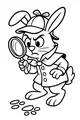 Detective Rabbit and the Mysterious Tracks