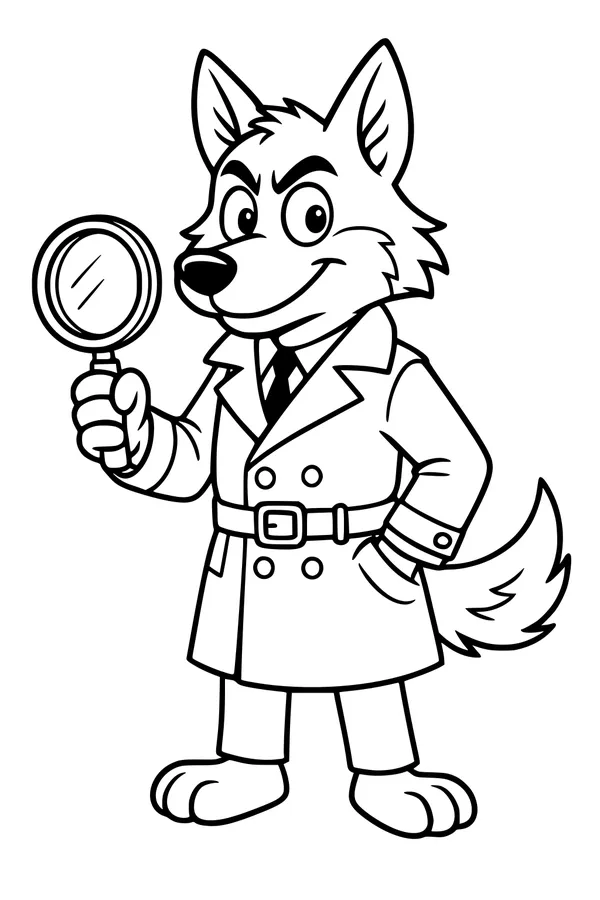 Detective Wolf on the Case