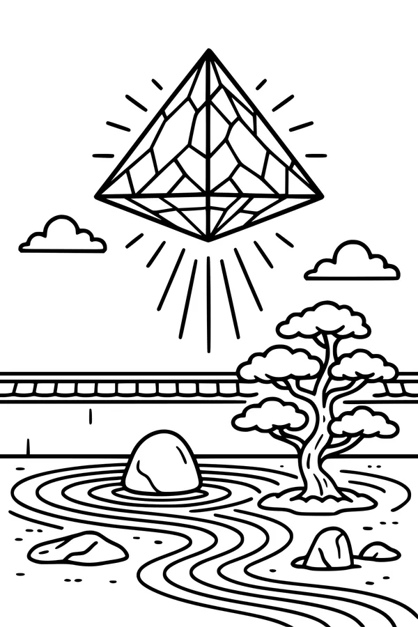 Gemship Over the Zen Garden