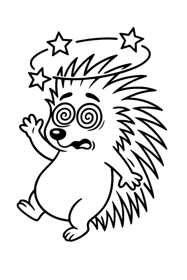 Dizzy Day for Prickly Pete the Porcupine