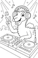 DJ Camel Spins the Party Beat