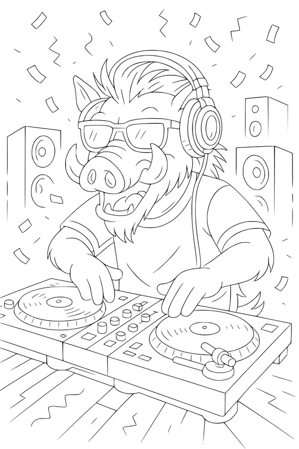DJ Warthog Spins the Beat Tonight