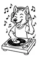 DJ Wolf Mixes the Beat