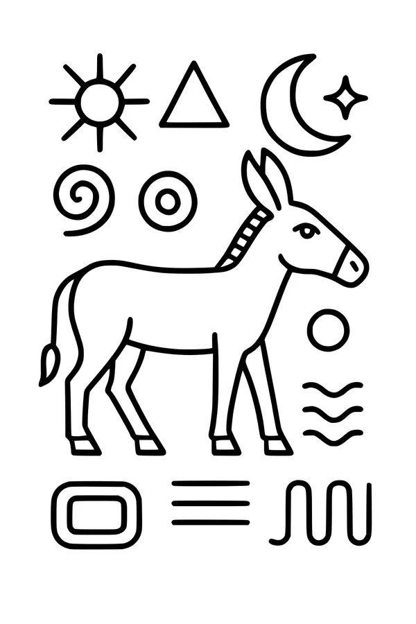Donkey Under the Sun, Moon, and Stars