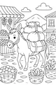 Donkey’s Busy Market Morning