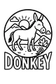 Sunny Day With a Happy Donkey