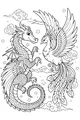 Starry Sky Dance: Dragon and Phoenix