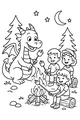 Campfire Marshmallows With a Friendly Dragon